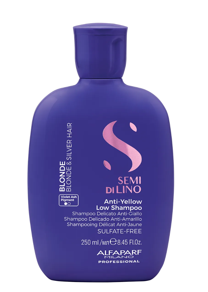 Semi DiLino Anti Yellow Low Shampoo for Blonde and Silver Hair 250 ml